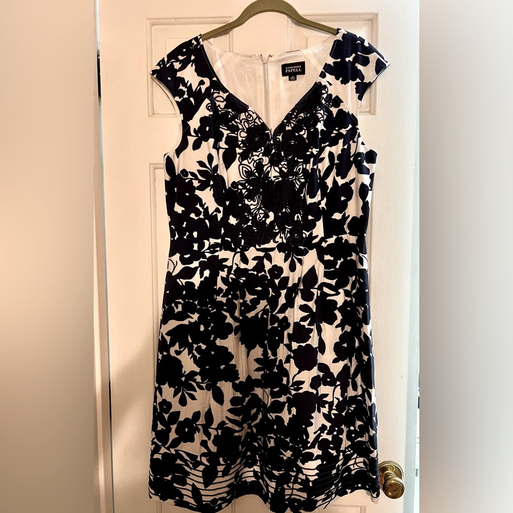 Adrianna Papell Linen Dress